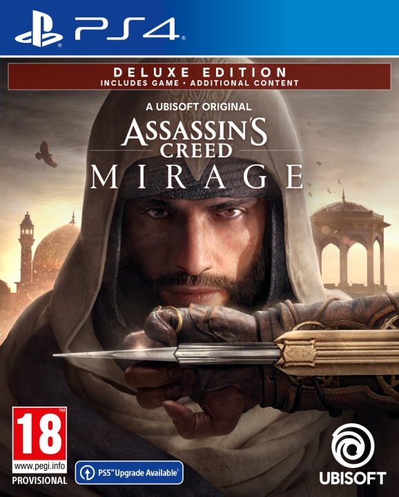 Assassin\'s Creed Mirage (Deluxe Edition) (PS4) in the group HOME ELECTRONICS / Game consoles & Accessories / Sony PlayStation 4 / Games at TP E-commerce Nordic AB (C97032)