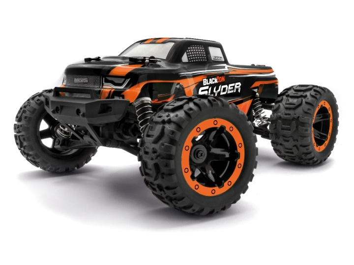 Blackzon Slyder MT 1/16 4WD Electric Monster Truck - Orange (540099) in the group TOYS, KIDS & BABY PRODUCTS / Radio controlled / RC cars at TP E-commerce Nordic AB (C97034)