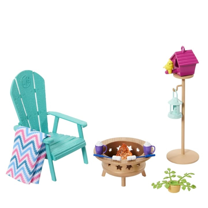 Barbie Furniture and Decor - Backyard Patio (HJV33) in the group TOYS, KIDS & BABY PRODUCTS / Toys / Docks & Accessories at TP E-commerce Nordic AB (C97058)