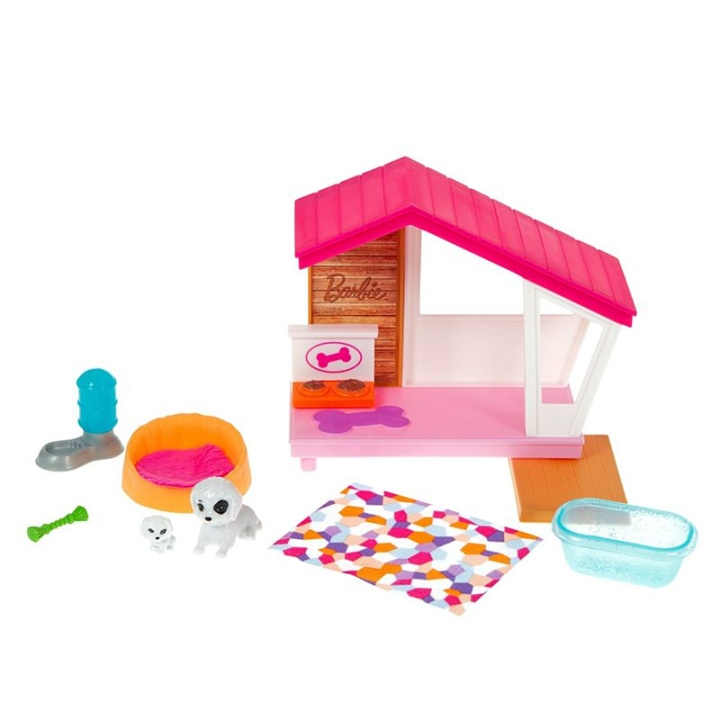 Barbie Mini Dog House w/Pets Playset (GRG78) in the group TOYS, KIDS & BABY PRODUCTS / Toys / Docks & Accessories at TP E-commerce Nordic AB (C97132)