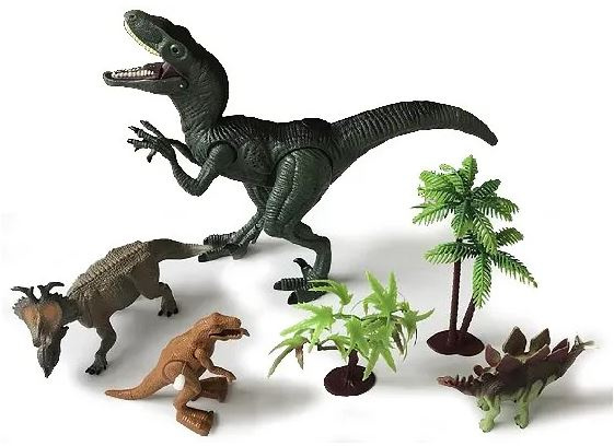 Animal Universe Dinosaur set with light and sound - Velociraptor (525006) in the group TOYS, KIDS & BABY PRODUCTS / Toys / Figures, Miniatures & accessories at TP E-commerce Nordic AB (C97178)