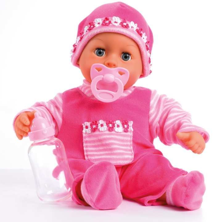 Bayer Doll - First Words Baby - Pink 38 cm (93825AA) in the group TOYS, KIDS & BABY PRODUCTS / Toys / Docks & Accessories at TP E-commerce Nordic AB (C97218)