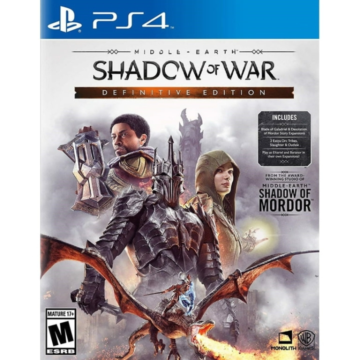 Middle-Earth: Shadow of War Definitive Edition (Import ) (PS4) in the group HOME ELECTRONICS / Game consoles & Accessories / Sony PlayStation 4 / Games at TP E-commerce Nordic AB (C97238)