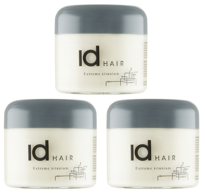 ID Hair Extreme Titanium 100 ml x 3 in the group BEAUTY & HEALTH / Hair & Styling / Hair styling / Hair wax at TP E-commerce Nordic AB (C97255)