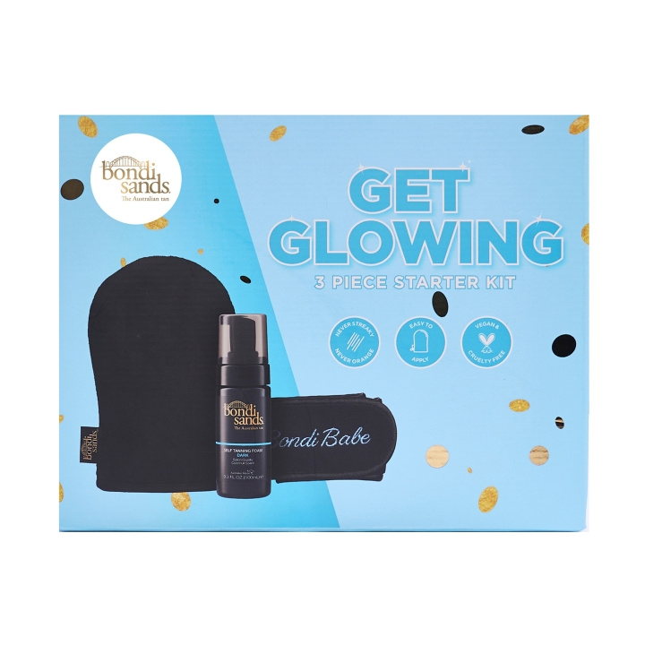 Bondi Sands Glow and Go starter set dark foam 100 ml in the group BEAUTY & HEALTH / Skin care / Tanning / Sunless tanning at TP E-commerce Nordic AB (C97261)