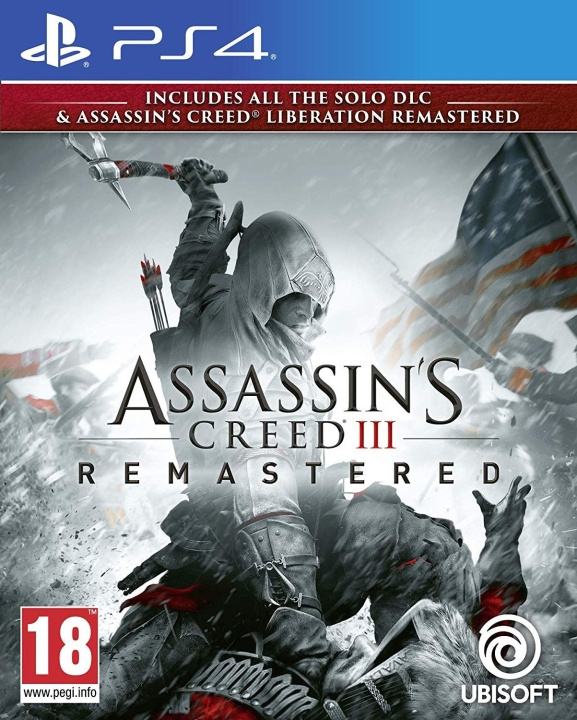 Assassin\'s Creed III Remastered (PS4) in the group HOME ELECTRONICS / Game consoles & Accessories / Sony PlayStation 4 / Games at TP E-commerce Nordic AB (C97277)