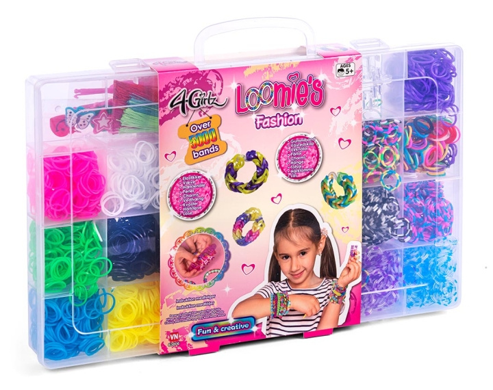 4-Girlz 5000+ loomie\'s (63006) in the group TOYS, KIDS & BABY PRODUCTS / Toys / Crafts at TP E-commerce Nordic AB (C97300)