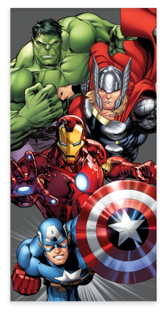 BrandMac Towel - 60 x 120 cm - Avengers (110082) in the group TOYS, KIDS & BABY PRODUCTS / Children\'s textiles / Bath accessories at TP E-commerce Nordic AB (C97315)