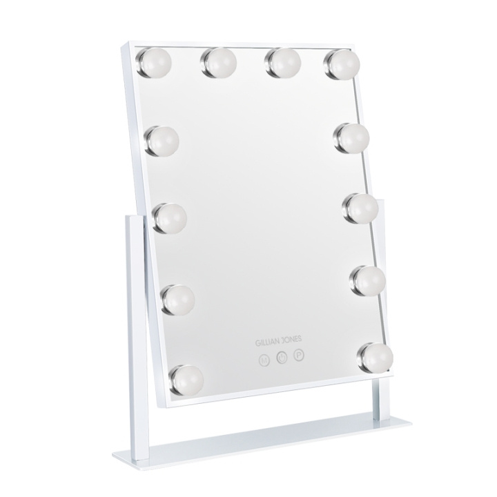 Gillian Jones LED Light Hollywood Mirror White in the group BEAUTY & HEALTH / Makeup / Make up mirror at TP E-commerce Nordic AB (C97478)