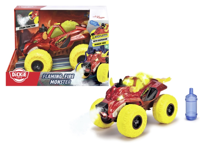 Dickie Toys Flaming Fire Monster (203754003) in the group TOYS, KIDS & BABY PRODUCTS / Toys / Toy cars at TP E-commerce Nordic AB (C97511)