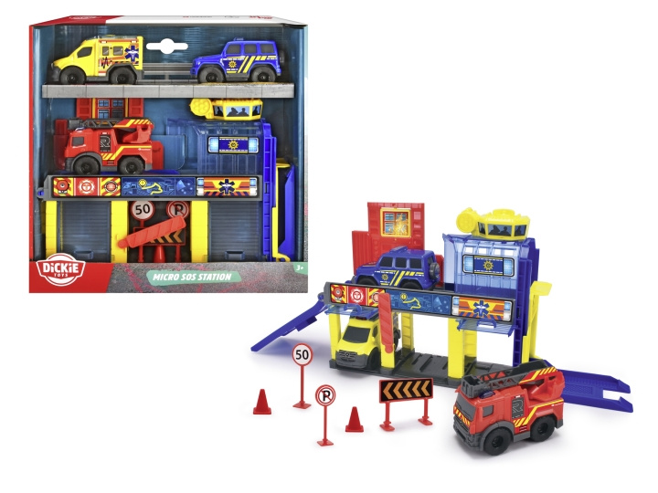 Dickie Toys Micro SOS Station (203713017) in the group TOYS, KIDS & BABY PRODUCTS / Toys / Toy cars at TP E-commerce Nordic AB (C97513)