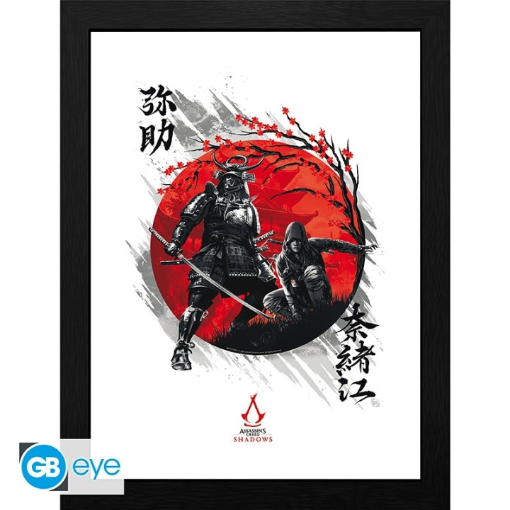 Abysse ASSASSIN\'S CREED - Framed Print Shadows Yasuke & Naoe (30x40) x2 in the group HOME, HOUSEHOLD & GARDEN / Interior / Picture frames at TP E-commerce Nordic AB (C97595)