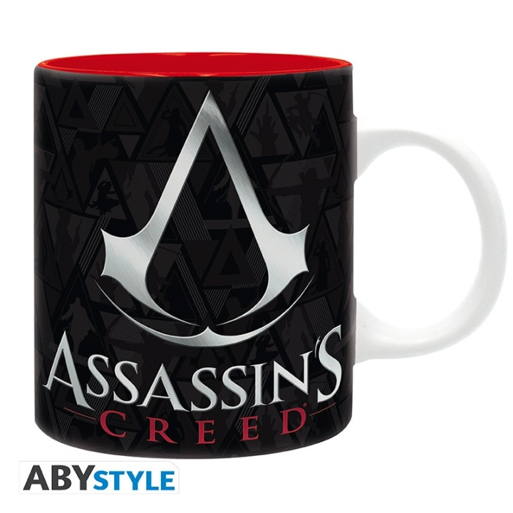 Abysse ASSASSIN\'S CREED - Mug - 320 ml - Crest black & red - subli x2 in the group Sport, leisure & Hobby / Fun stuff / Cups at TP E-commerce Nordic AB (C97597)