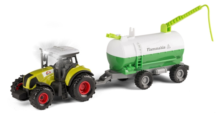 Bull Tractor with large trailer 1:32, assorted (41856) in the group TOYS, KIDS & BABY PRODUCTS / Toys / Toy cars at TP E-commerce Nordic AB (C97601)