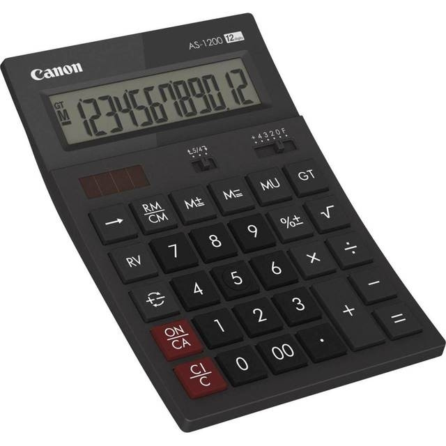 Canon AS-1200 desktop calculator in the group HOME, HOUSEHOLD & GARDEN / Office material / For the desk at TP E-commerce Nordic AB (C97621)