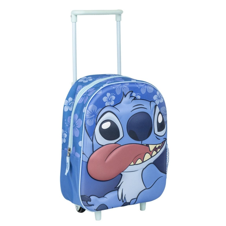 Cerda Kids Backpack Trolley 3D - Stitch (2100005120) in the group TOYS, KIDS & BABY PRODUCTS / Travel / Bags for kids / Suitcases at TP E-commerce Nordic AB (C97642)