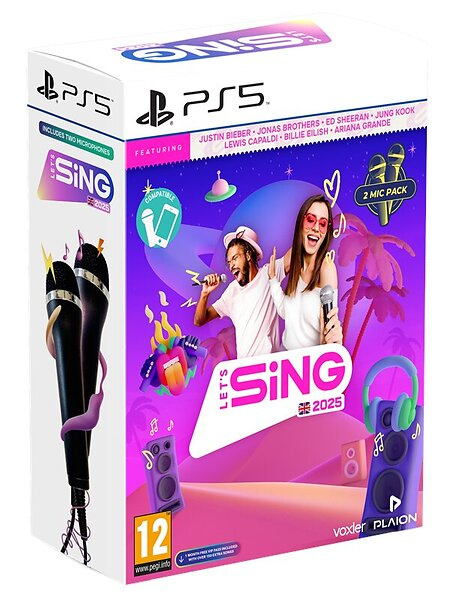 Let\'s Sing 2025 (Double Mic Bundle) (PS5) in the group HOME ELECTRONICS / Game consoles & Accessories / Sony PlayStation 5 / Games at TP E-commerce Nordic AB (C97647)