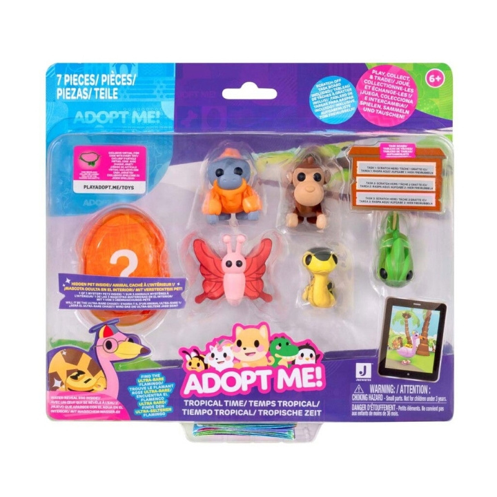 Adopt Me 6 Figure Pack - Tropical Time (243-0115) in the group TOYS, KIDS & BABY PRODUCTS / Toys / Figures, Miniatures & accessories at TP E-commerce Nordic AB (C97653)