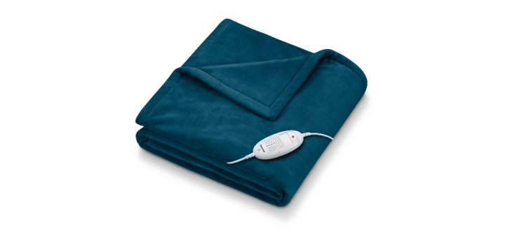 Beurer HD 75 - Heating Blanket Ocean Blue - 3 Years Warranty in the group BEAUTY & HEALTH / Massage & Wellness / Electric blankets at TP E-commerce Nordic AB (C97664)