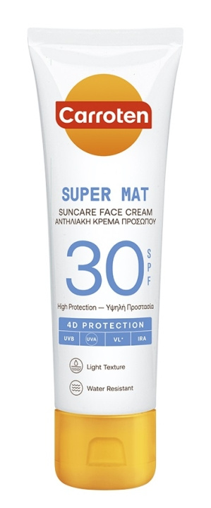 Carroten Face Super Mat Cream SPF 30 50 ml in the group BEAUTY & HEALTH / Skin care / Tanning / Sunscreen at TP E-commerce Nordic AB (C97694)