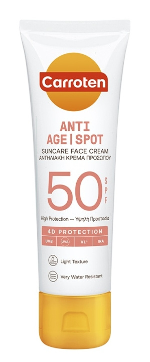 Carroten Face Antispot Cream SPF 50 50 ml in the group BEAUTY & HEALTH / Skin care / Tanning / Sunscreen at TP E-commerce Nordic AB (C97697)