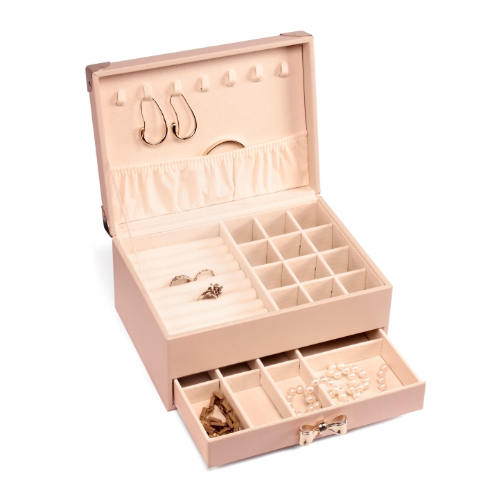 Gillian Jones Large jewelry box with bow - Pink - Large in the group HOME, HOUSEHOLD & GARDEN / Interior / Strorage at TP E-commerce Nordic AB (C97723)