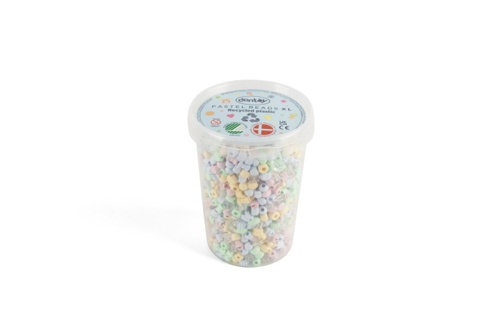 Dantoy Pastel Recycled Beads - 1580 pcs (5940) in the group TOYS, KIDS & BABY PRODUCTS / Toys / Crafts at TP E-commerce Nordic AB (C97727)