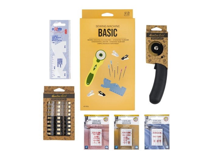 Brother Basic Accessory Sewing Box 47 Parts in the group HOME, HOUSEHOLD & GARDEN / Household appliances / Sewing machine & Accessories / Sewing machine accessories at TP E-commerce Nordic AB (C97731)