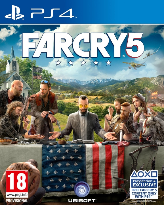 Far Cry 5 (PS4) in the group HOME ELECTRONICS / Game consoles & Accessories / Sony PlayStation 4 / Games at TP E-commerce Nordic AB (C97755)