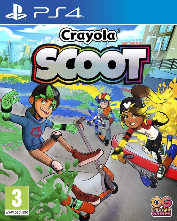 Outright Games Crayola Scoot in the group HOME ELECTRONICS / Game consoles & Accessories / Sony PlayStation 4 / Games at TP E-commerce Nordic AB (C97791)