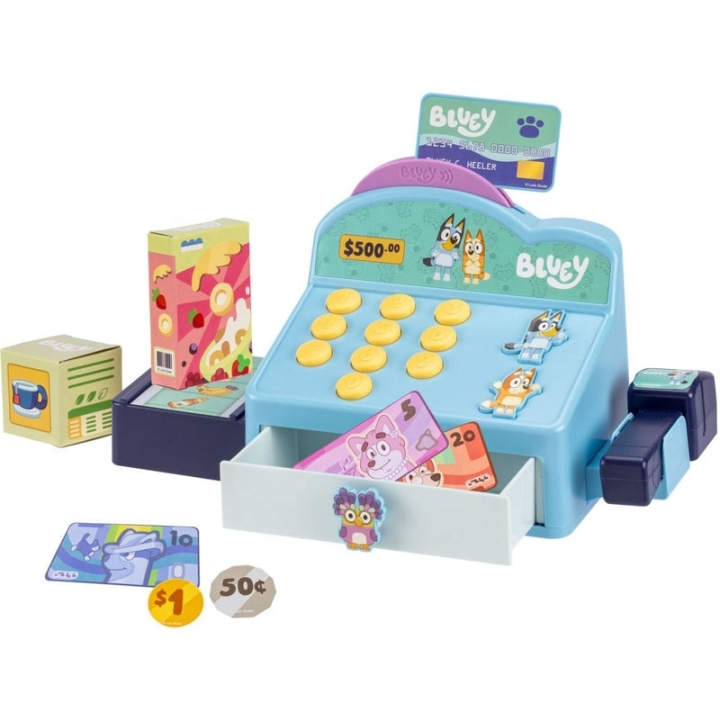 Bluey BLUEY Cash Register with interactive sounds (90247) in the group TOYS, KIDS & BABY PRODUCTS / Toys / Little home & Role play at TP E-commerce Nordic AB (C97884)