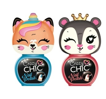 Crazy Chic Lovely Animals Nail Polish - Blue & Red (18843) in the group TOYS, KIDS & BABY PRODUCTS / Toys / Masquerade costumes at TP E-commerce Nordic AB (C97911)