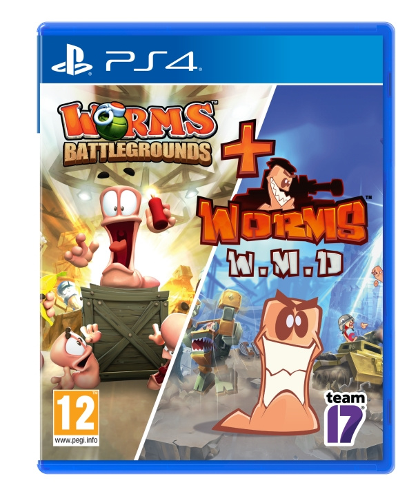 Team17 Worms Battlegrounds + Worms WMD Double Pack in the group HOME ELECTRONICS / Game consoles & Accessories / Sony PlayStation 4 / Games at TP E-commerce Nordic AB (C97934)