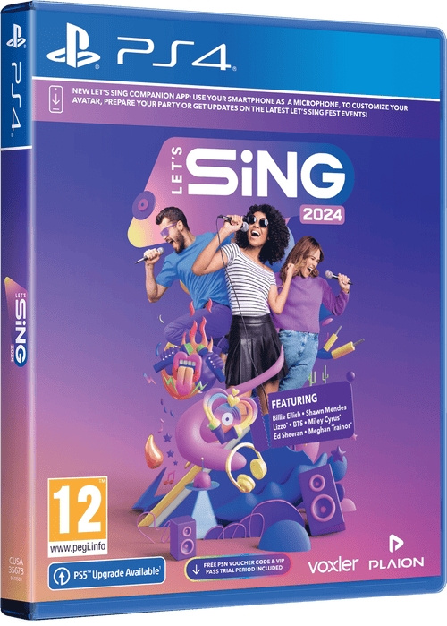 Let\'s Sing 2024 (PS4) in the group HOME ELECTRONICS / Game consoles & Accessories / Sony PlayStation 4 / Games at TP E-commerce Nordic AB (C97942)