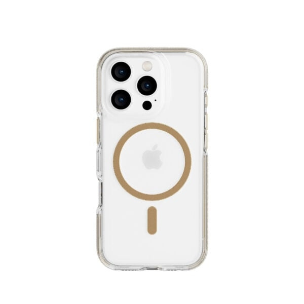 Evo Tech21 - Evo Crystal - Cover - iPhone 16 Pro - Crystal MagSafe - Gold in the group SMARTPHONE & TABLETS / Phone cases / Apple / iPhone 16 at TP E-commerce Nordic AB (C97965)