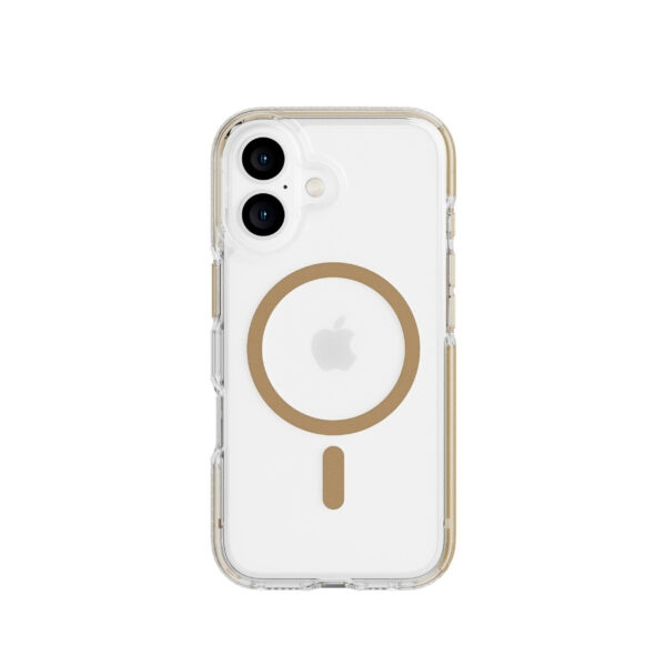 Evo Tech21 - Evo Crystal - Cover - iPhone 16 - MagSafe - Gold in the group SMARTPHONE & TABLETS / Phone cases / Apple / iPhone 16 at TP E-commerce Nordic AB (C97969)