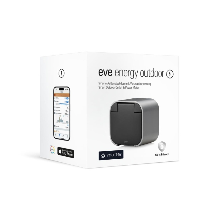 Eve Home Eve - Energy Outdoor (Matter) in the group HOME, HOUSEHOLD & GARDEN / Smart home / Smart home systems at TP E-commerce Nordic AB (C97984)