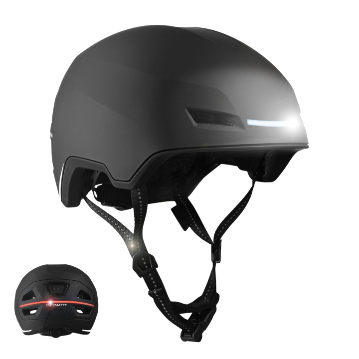 Crazy Safety E-Bike Helmet for Adults - Black - M/L (55-61cm) in the group Sport, leisure & Hobby / Sports equipment / Bicycle accessories / Helmets at TP E-commerce Nordic AB (C98023)