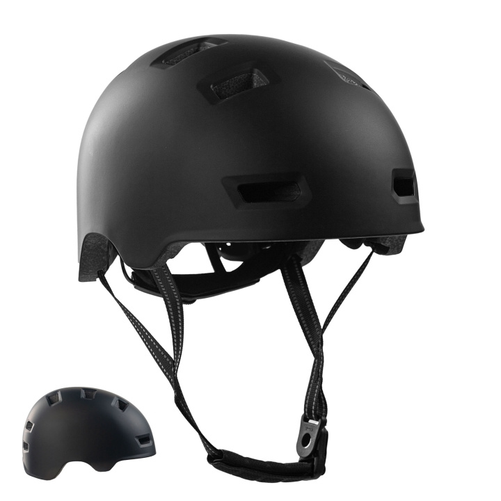 Crazy Safety All Black helmet - L (57-61cm) in the group Sport, leisure & Hobby / Sports equipment / Bicycle accessories / Helmets at TP E-commerce Nordic AB (C98027)