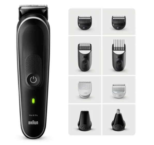 Braun Styler MGK5440 Black & Grey in the group BEAUTY & HEALTH / Hair & Styling / Shaving & Trimming / Hair trimmers at TP E-commerce Nordic AB (C98044)