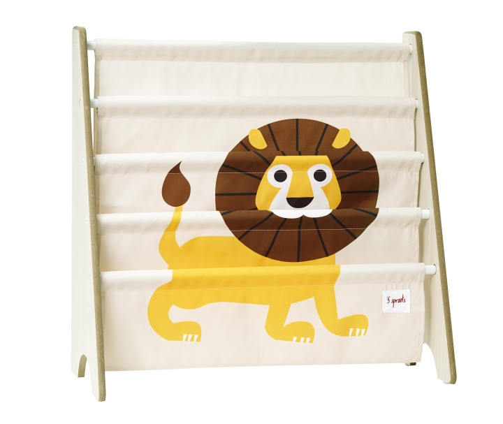 3 Sprouts Book Rack - Yellow Lion in the group TOYS, KIDS & BABY PRODUCTS / Children\'s room / Children\'s furniture at TP E-commerce Nordic AB (C98093)