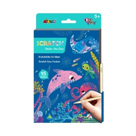 Avenir Under the Sea Scratch Book (58CH221828) in the group TOYS, KIDS & BABY PRODUCTS / Toys / Crafts at TP E-commerce Nordic AB (C98126)