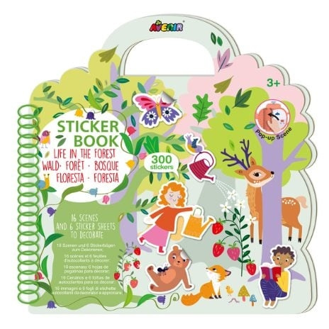 Avenir Sticker Book - Life in the Forest (58STB230005) in the group TOYS, KIDS & BABY PRODUCTS / Toys / Crafts at TP E-commerce Nordic AB (C98133)