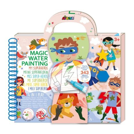 Avenir Magic Water Painting - My Super Hero (58CH231898) in the group TOYS, KIDS & BABY PRODUCTS / Toys / Crafts at TP E-commerce Nordic AB (C98136)