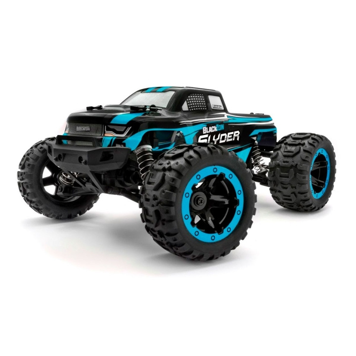 Blackzon Slyder MT 1/16 4WD Electric Monster Truck - Blue (540104) in the group TOYS, KIDS & BABY PRODUCTS / Radio controlled / RC cars at TP E-commerce Nordic AB (C98175)