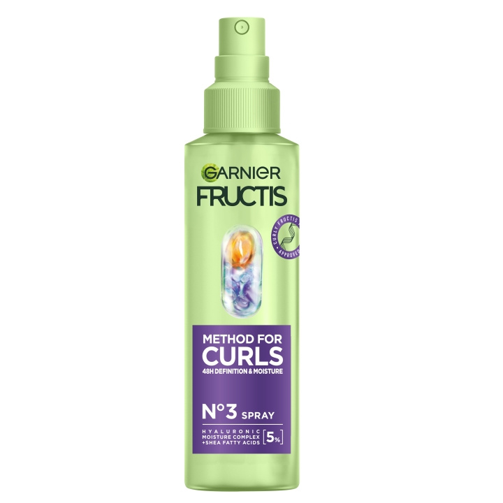 Garnier Fructis Method for Curls leave-in for curly hair - 150 ml in the group BEAUTY & HEALTH / Hair & Styling / Hair care / Conditioner spray/cure at TP E-commerce Nordic AB (C98181)