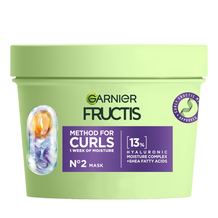 Garnier Fructis Method for Curls mask for curly hair - 370 ml in the group BEAUTY & HEALTH / Hair & Styling / Hair care / Hair Mask at TP E-commerce Nordic AB (C98182)