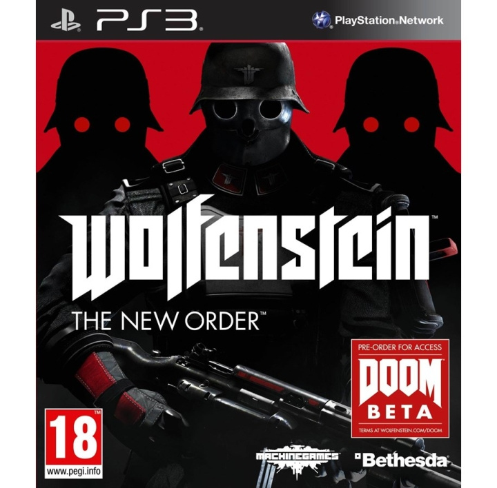 Wolfenstein: The New Order (Essentials) (PS3) in the group HOME ELECTRONICS / Game consoles & Accessories / Sony PlayStation 3 at TP E-commerce Nordic AB (C98552)