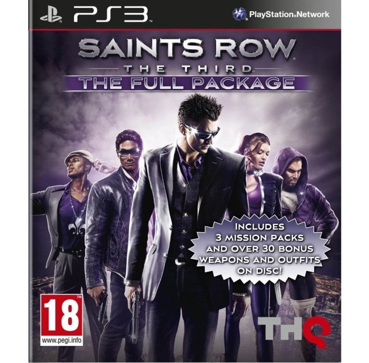 Saints Row The Third: The Full Package (PS3) in the group HOME ELECTRONICS / Game consoles & Accessories / Sony PlayStation 3 at TP E-commerce Nordic AB (C98574)