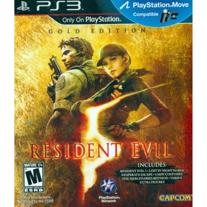 Resident Evil 5: Gold Edition (Import) (PS3) in the group HOME ELECTRONICS / Game consoles & Accessories / Sony PlayStation 3 at TP E-commerce Nordic AB (C98619)